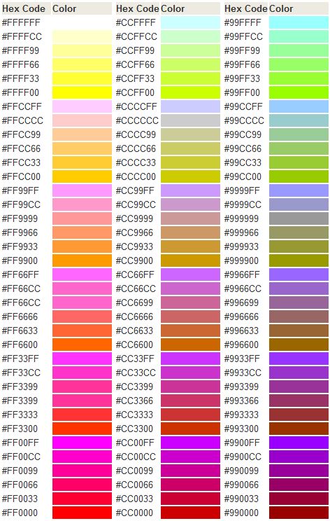 Gta 5 Hex Codes